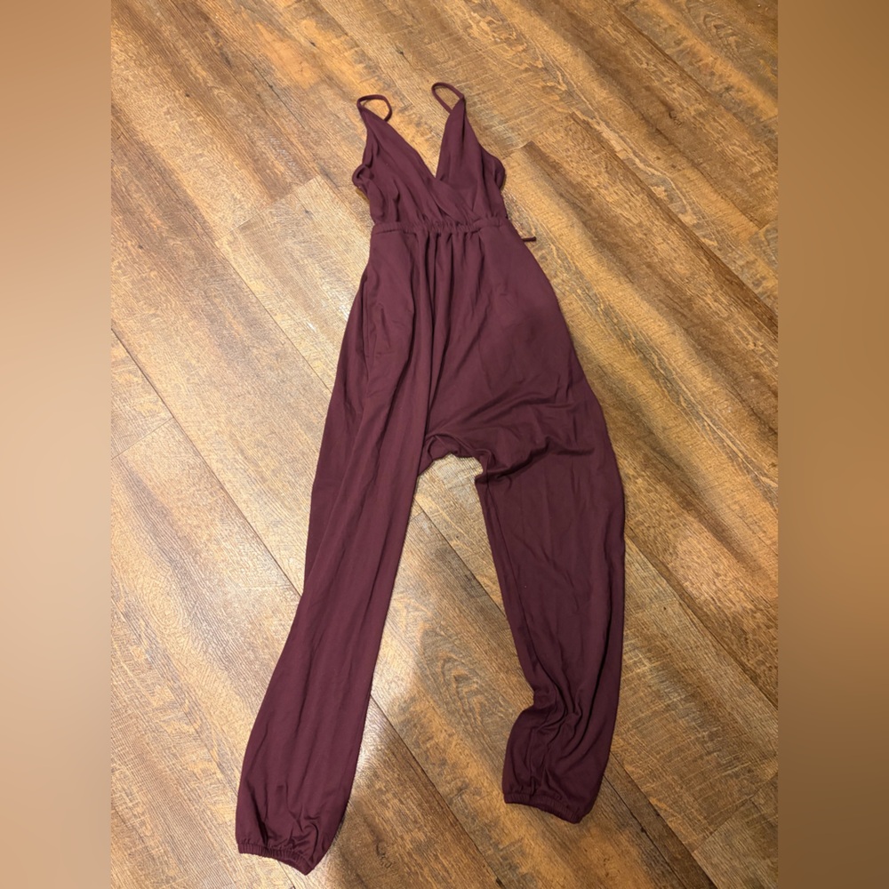 Maroon Jumpsuit - Picture 3 of 6